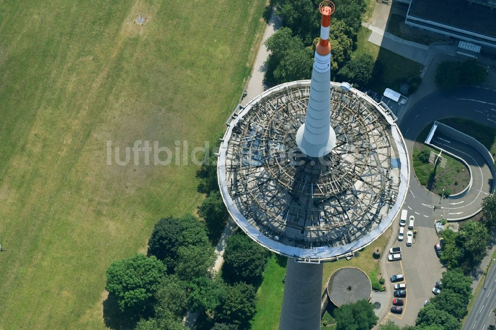 Köln von oben - Fernmeldeturm und Fernsehturm in Köln im Bundesland Nordrhein-Westfalen, Deutschland