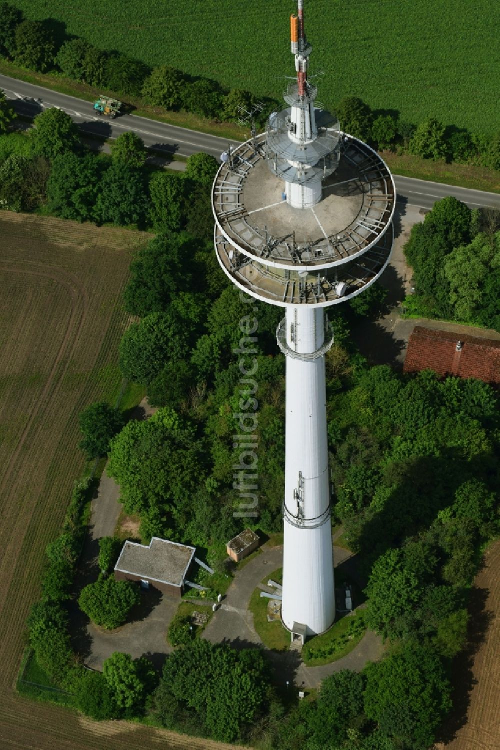 Luftbild Stockelsdorf - Fernmeldeturm und Fernsehturm in Stockelsdorf im Bundesland Schleswig-Holstein, Deutschland