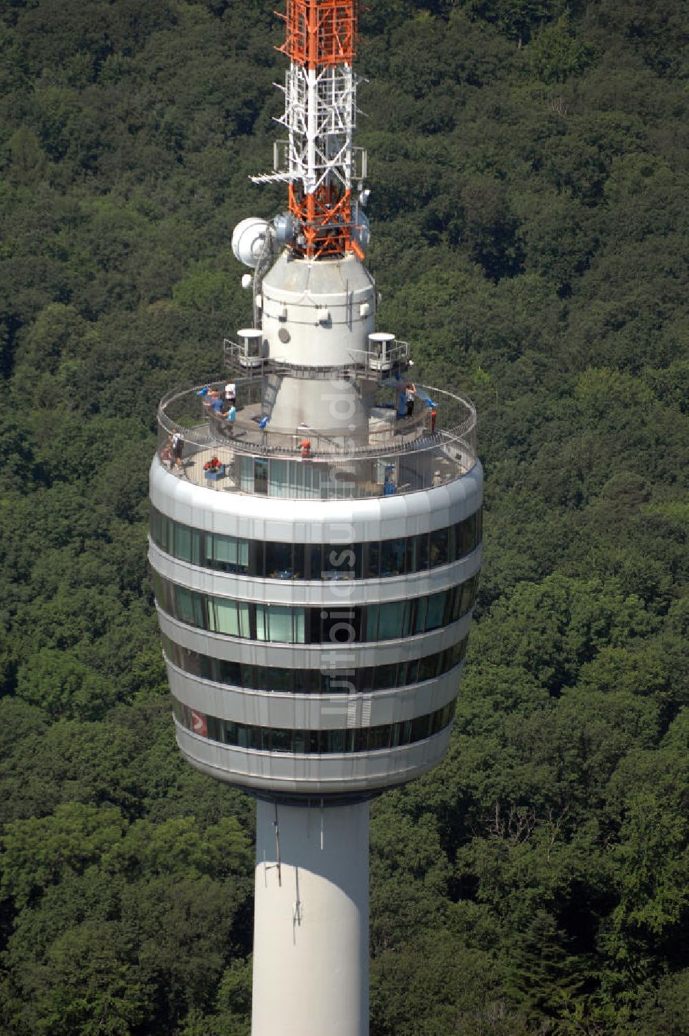 STUTTGART von oben - Fernsehturm Stuttgart