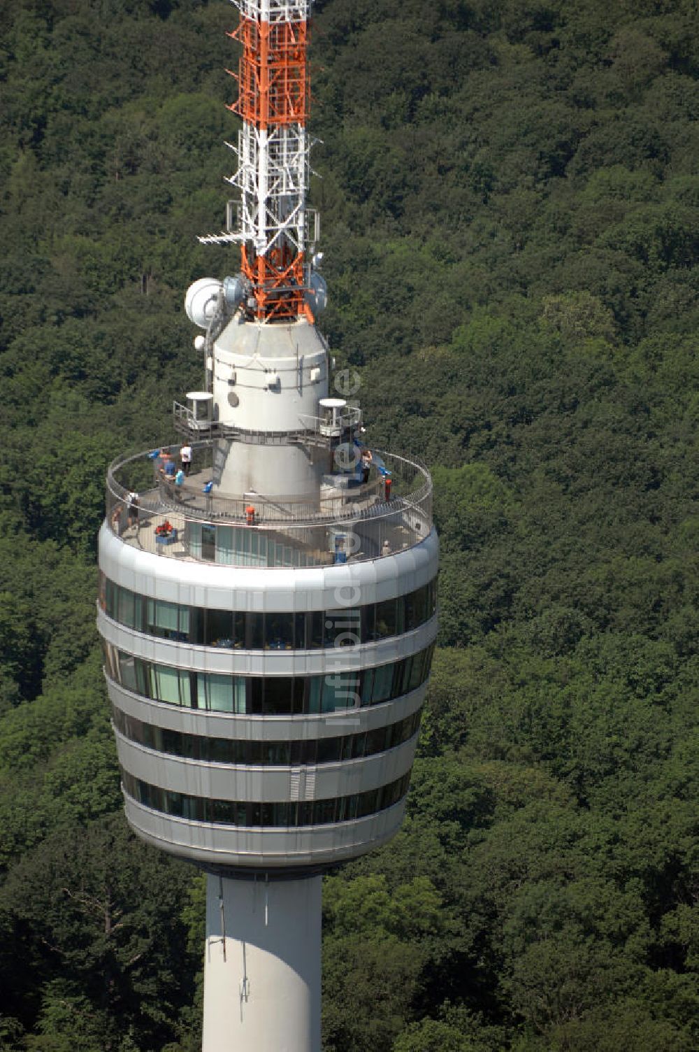STUTTGART aus der Vogelperspektive: Fernsehturm Stuttgart