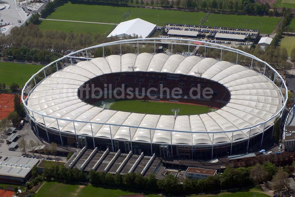 Stuttgart aus der Vogelperspektive: Fertiges Gottlieb-Daimler-Stadion in Stuttgart