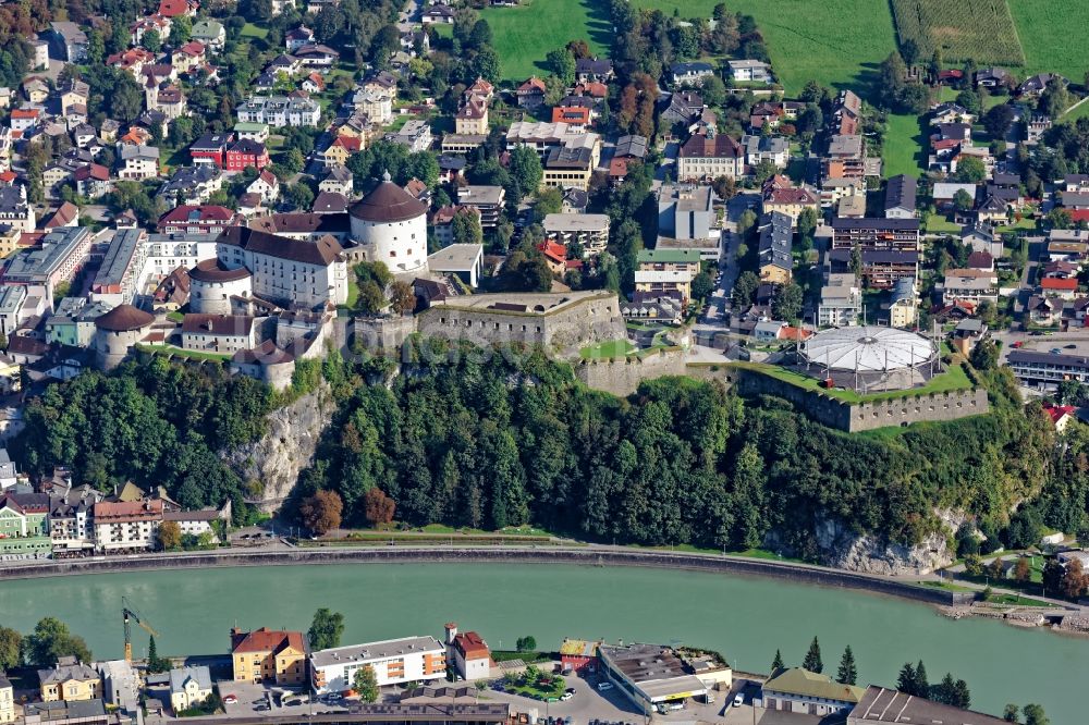 Luftaufnahme Kufstein - Festung Kufstein im Bundesland Tirol