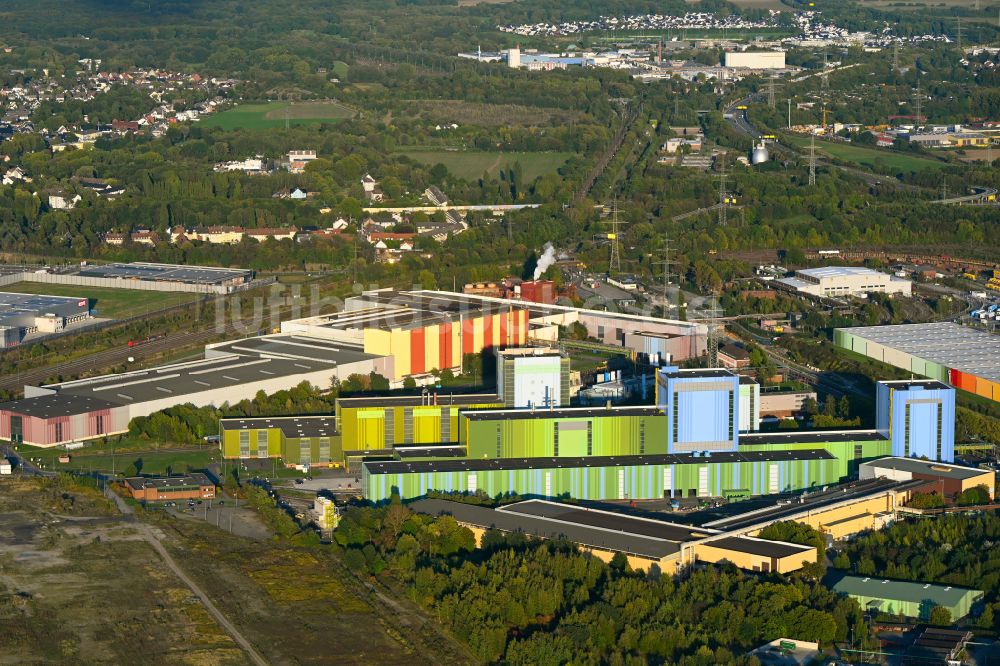 Luftbild Dortmund - Feuerbeschichtungsanlage der thyssenkrupp Steel Europe AG in Dortmund im Bundesland Nordrhein-Westfalen, Deutschland