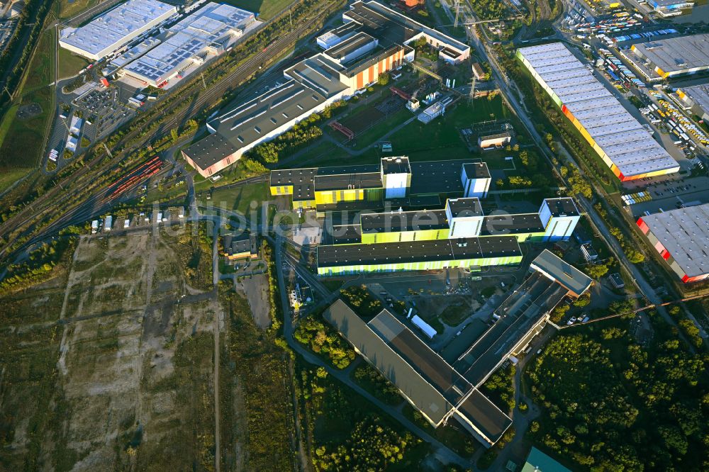 Dortmund aus der Vogelperspektive: Feuerbeschichtungsanlage der thyssenkrupp Steel Europe AG in Dortmund im Bundesland Nordrhein-Westfalen, Deutschland