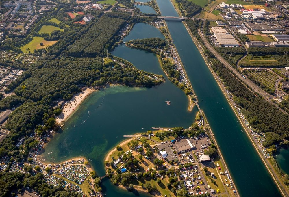 Luftaufnahme Köln - Fühlinger See in Köln im Bundesland Nordrhein-Westfalen