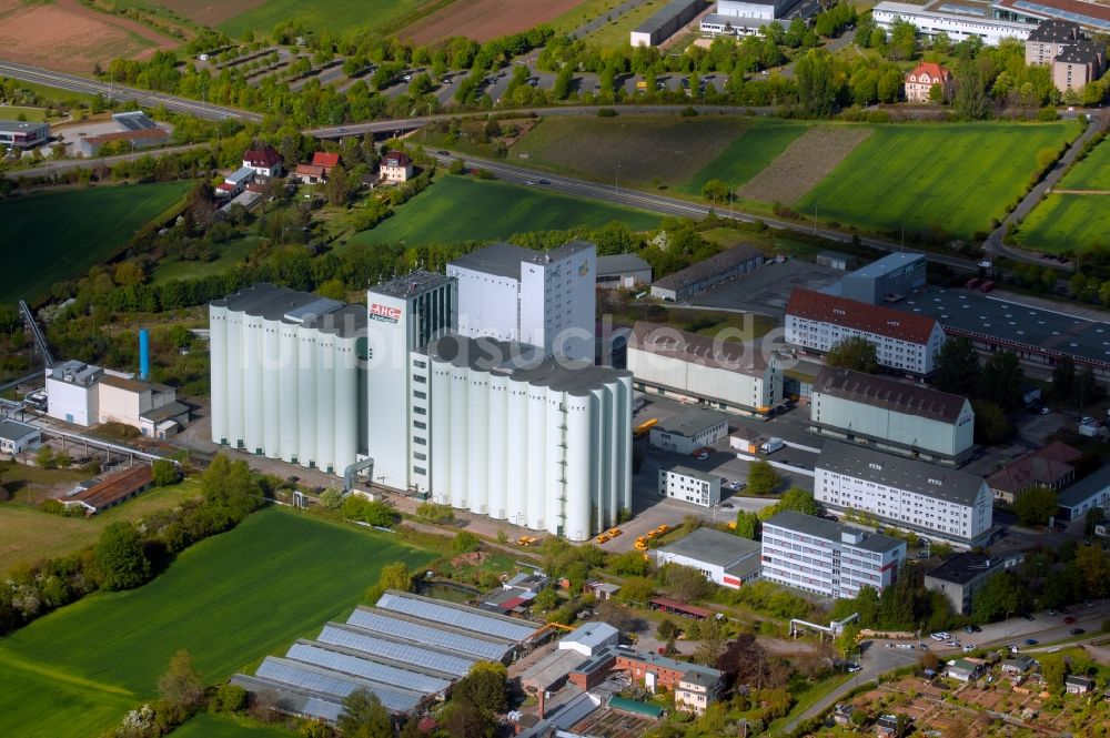 Luftaufnahme Erfurt - Firmengelände der AHG Agrarhandel GmbH Erfurt im Ortsteil Brühlervorstadt in Erfurt im Bundesland Thüringen, Deutschland