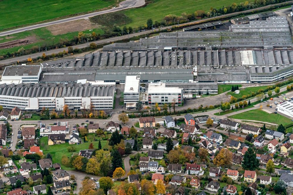 Luftaufnahme Gengenbach - Firmengelände der Aliseo Art Projects in Gengenbach im Bundesland Baden-Württemberg, Deutschland