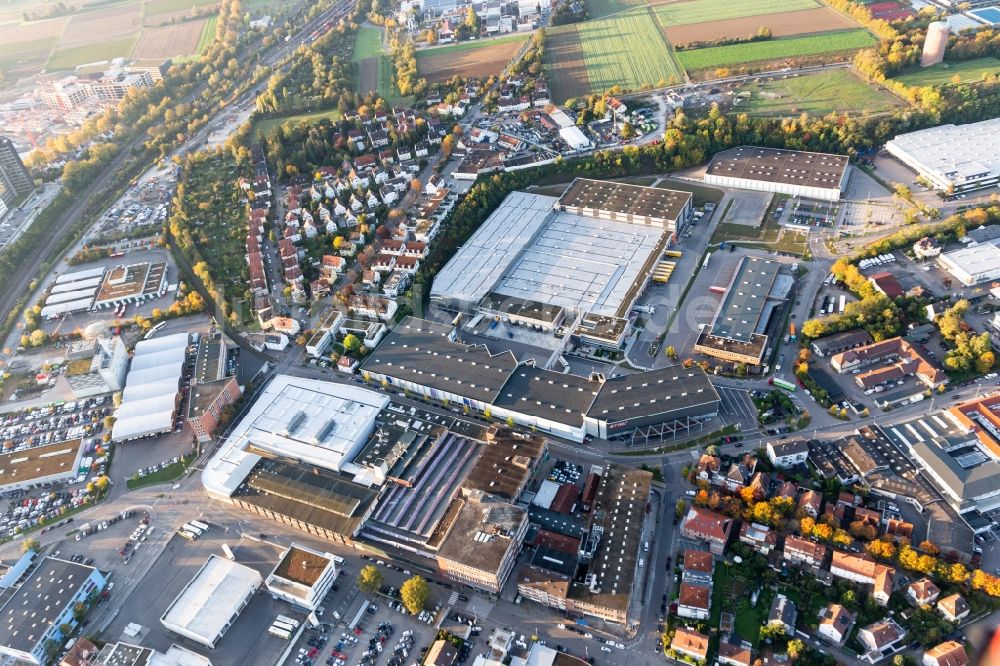 Luftbild Ludwigsburg - Firmengelände der ANDREAS STIHL AG & Co. KG in Ludwigsburg im Bundesland Baden-Württemberg, Deutschland