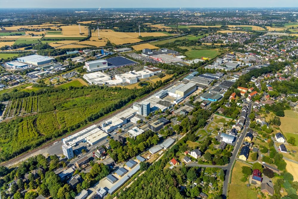Luftbild Witten - Firmengelände der ARDEX GmbH an der Friedrich-Ebert-Straße im Ortsteil Rüdinghausen in Witten im Bundesland Nordrhein-Westfalen, Deutschland