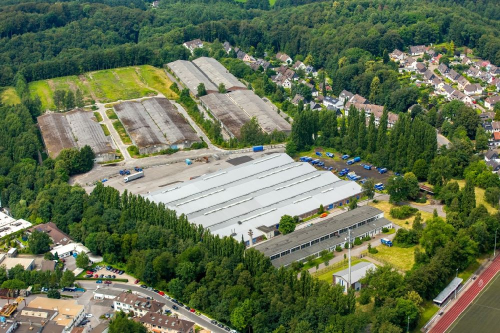 Luftbild Heiligenhaus - Firmengelände der Bundesanstalt Technisches Hilfswerk - Logistikzentrum Heiligenhaus - in Heiligenhaus im Bundesland Nordrhein-Westfalen