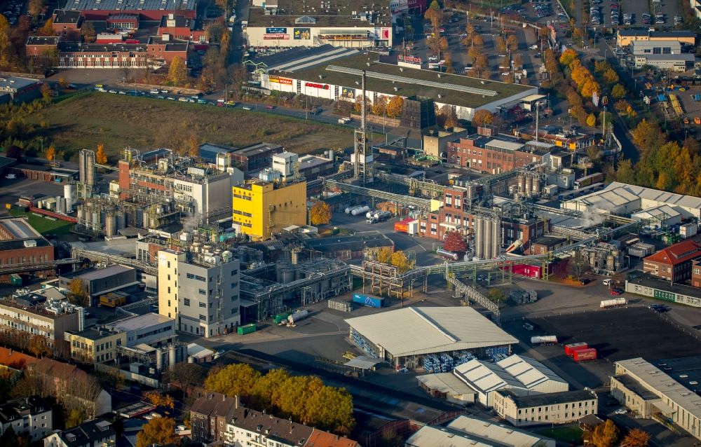 Luftbild Witten - Firmengelände der Chemie- Unternehmen Evonik und Sasol in Witten im Bundesland Nordrhein-Westfalen