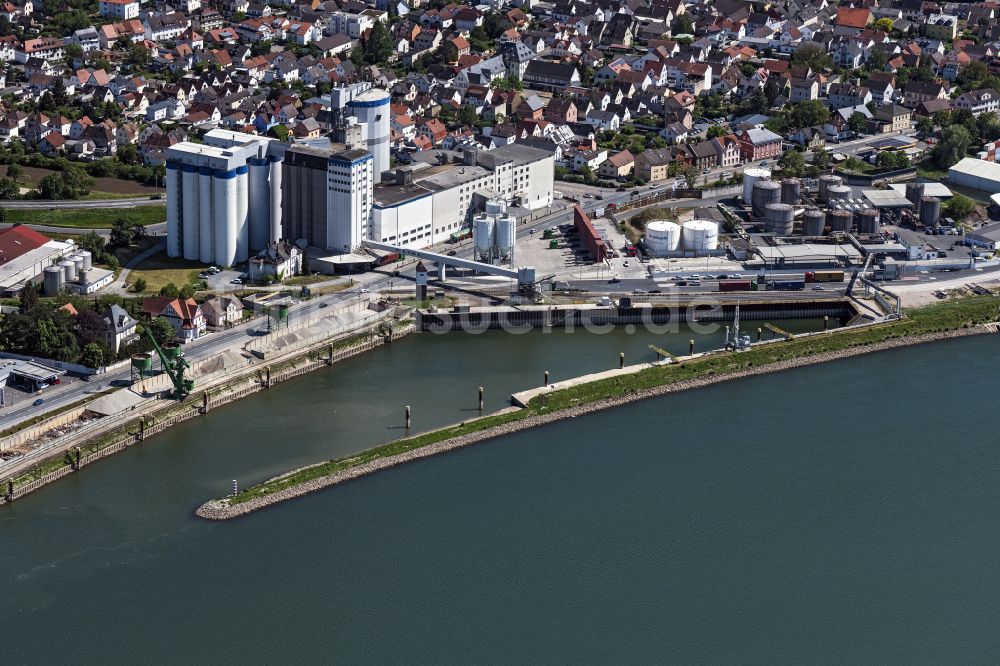 Luftbild Gernsheim - Firmengelände der Durst Malzfabrik in Gernsheim im Bundesland Hessen, Deutschland