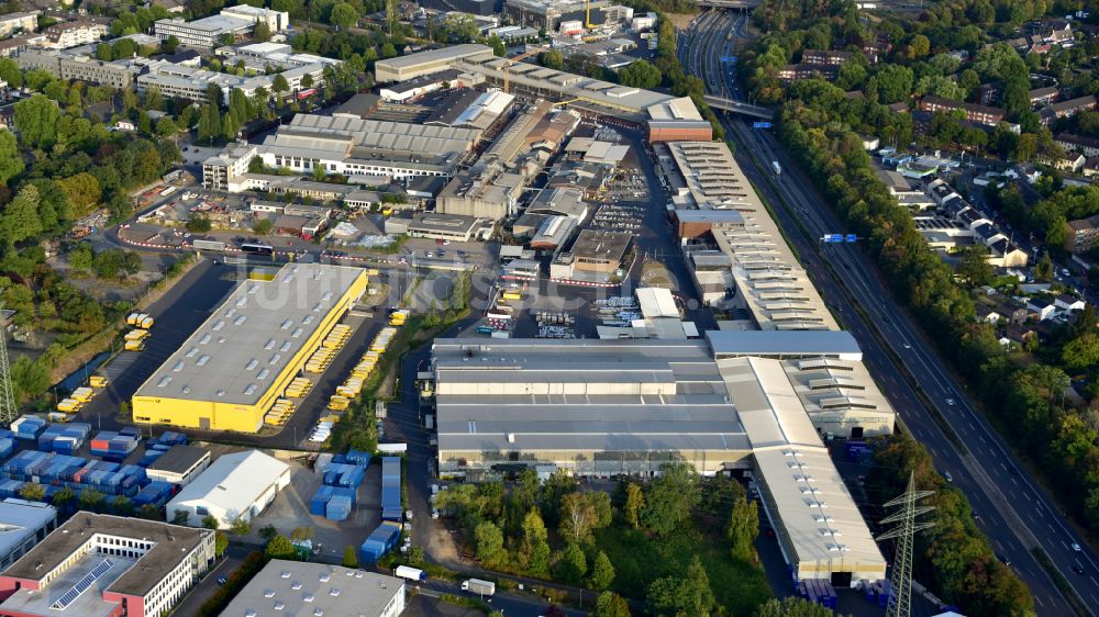 Luftaufnahme Bonn - Firmengelände der ST Extruded Products Group STEP G im Bundesland Nordrhein-Westfalen, Deutschland