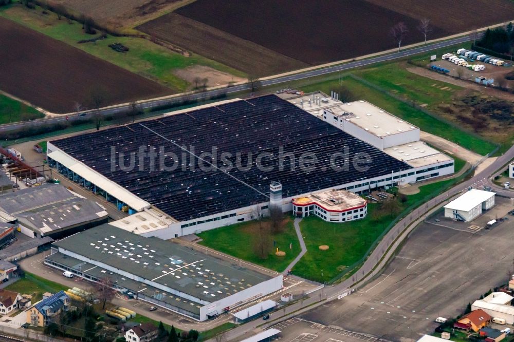 Luftaufnahme Malterdingen - Firmengelände der Ferromatik Milacron in Malterdingen im Bundesland Baden-Württemberg, Deutschland