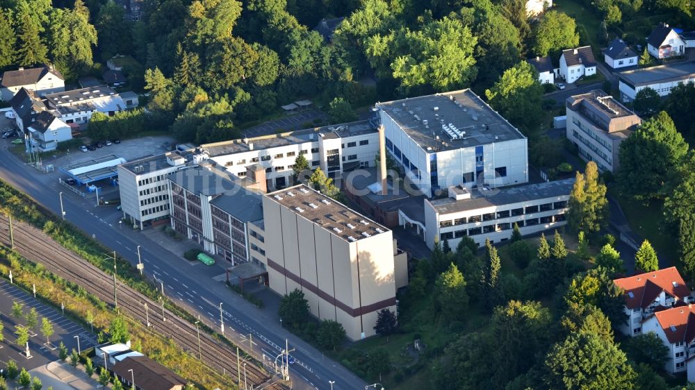 Luftbild Eitorf - Firmengelände der Firma Krewel Meuselbach GmbH in Eitorf im Bundesland Nordrhein-Westfalen, Deutschland