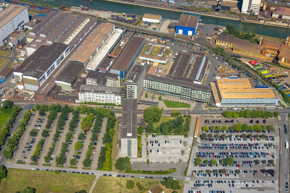 Luftbild Duisburg - Firmengelände der Firma Siemens Energy Global GmbH & Co. KG in Duisburg im Bundesland Nordrhein-Westfalen, Deutschland