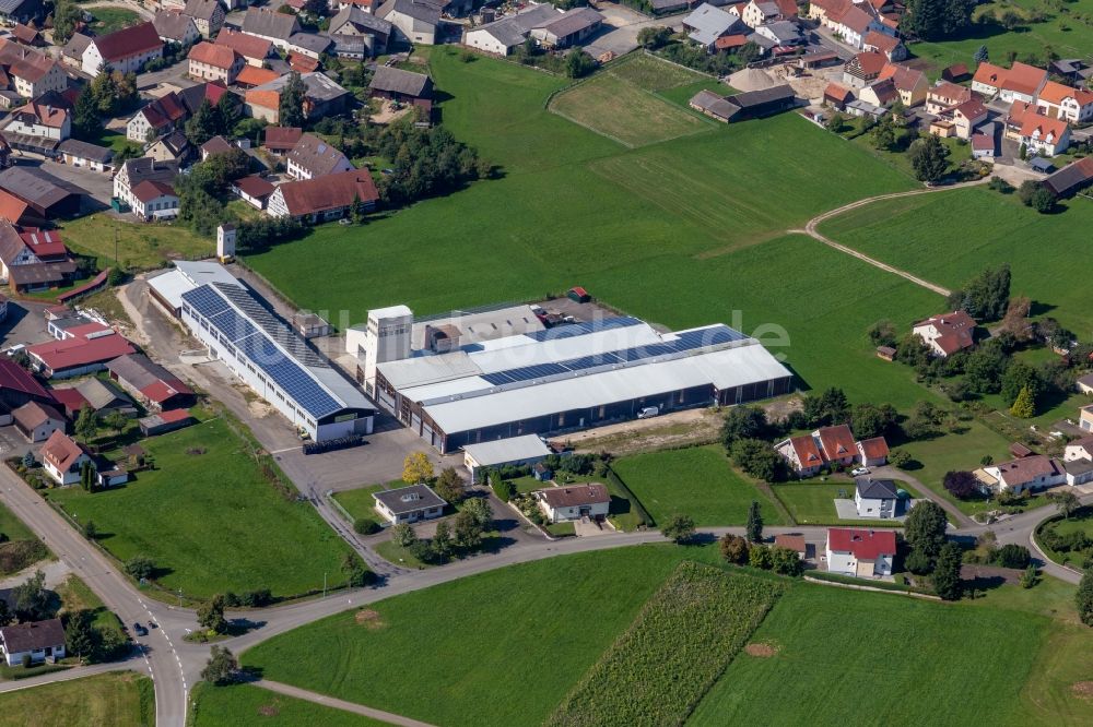 Luftbild Inneringen - Firmengelände der Firma Steinbart Reifen-Export in Inneringen im Bundesland Baden-Württemberg, Deutschland