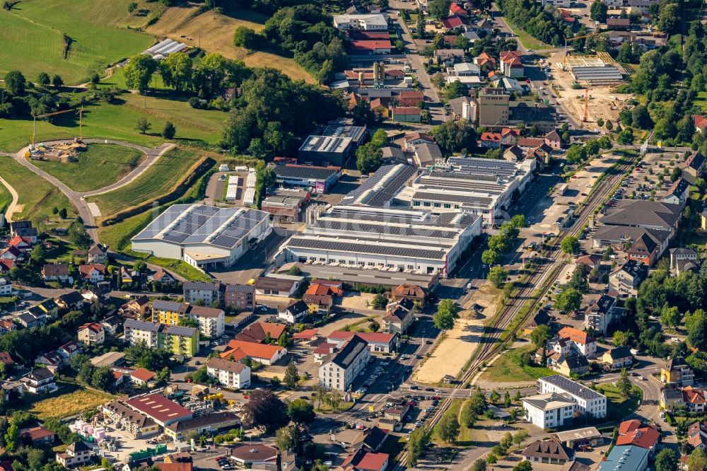Luftaufnahme Stockach - Firmengelände der Gerhard Haas KG in Stockach im Bundesland Baden-Württemberg, Deutschland