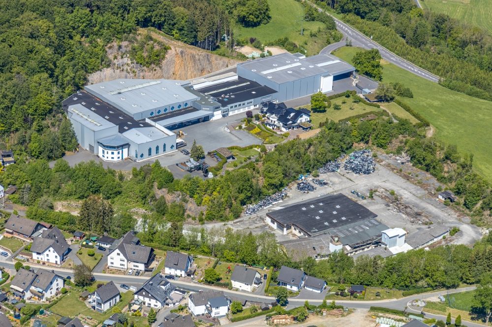 Luftbild Weringhausen - Firmengelände der GRAEWE GmbH & Co. KG in Weringhausen im Bundesland Nordrhein-Westfalen, Deutschland