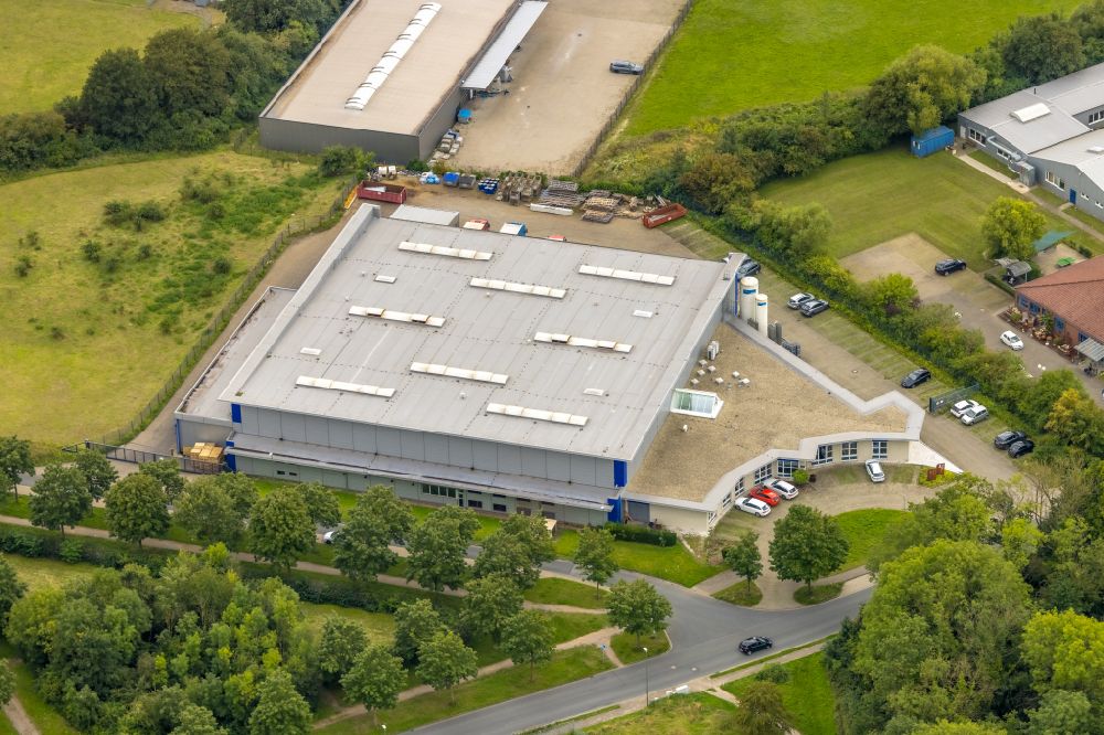 Luftbild Ahlen - Firmengelände der HBL Holding GmbH in Ahlen im Bundesland Nordrhein-Westfalen, Deutschland