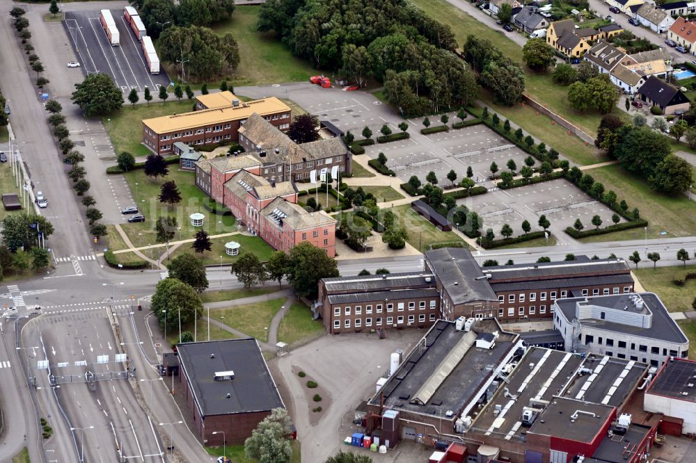 Höganäs aus der Vogelperspektive: Firmengelände der Höganäs Holding AB in Höganäs in Skane län, Schweden