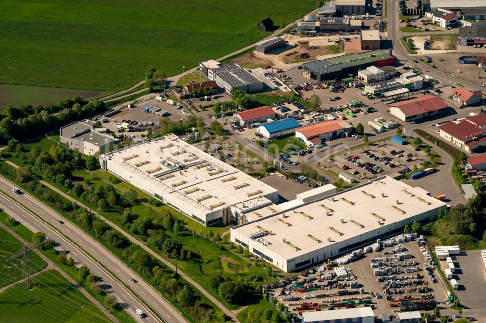 Luftaufnahme Donaueschingen - Firmengelände der IMS Gear SE & Co. KGaA Metallverarbeitung in Donaueschingen im Bundesland Baden-Württemberg, Deutschland