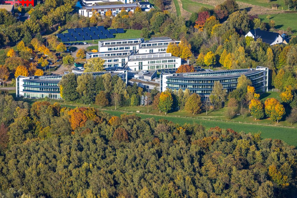 Luftaufnahme Gladbeck - Firmengelände der IWG Innovationszentrum Wiesenbusch in Gladbeck im Bundesland Nordrhein-Westfalen, Deutschland