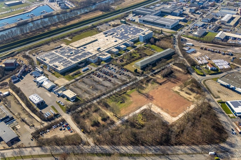 Gelsenkirchen von oben - Firmengelände der KETTLER Home&Garden GmbH in Gelsenkirchen im Bundesland Nordrhein-Westfalen, Deutschland