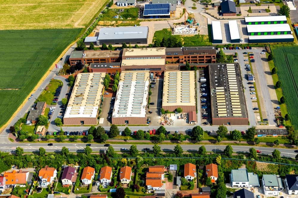 Luftbild Soest - Firmengelände der Kreishandwerkerschaft Hellweg-Lippe in Soest im Bundesland Nordrhein-Westfalen, Deutschland