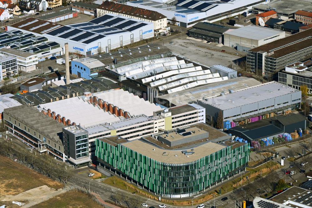 Luftbild Ludwigsburg - Firmengelände der MANN+HUMMEL in Ludwigsburg im Bundesland Baden-Württemberg, Deutschland