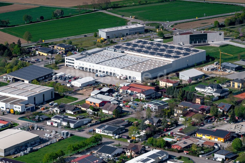Luftaufnahme Malterdingen - Firmengelände der Marco GmbH & Co. KG in Malterdingen im Bundesland Baden-Württemberg, Deutschland