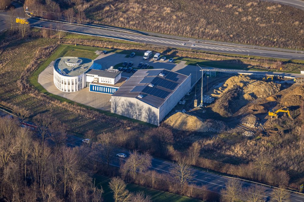 Luftaufnahme Soest - Firmengelände der Münstermann GmbH in Soest im Bundesland Nordrhein-Westfalen, Deutschland