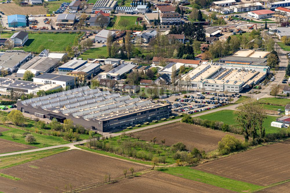 Luftaufnahme Kippenheim - Firmengelände der Neugart Getriebebau in Kippenheim im Bundesland Baden-Württemberg, Deutschland