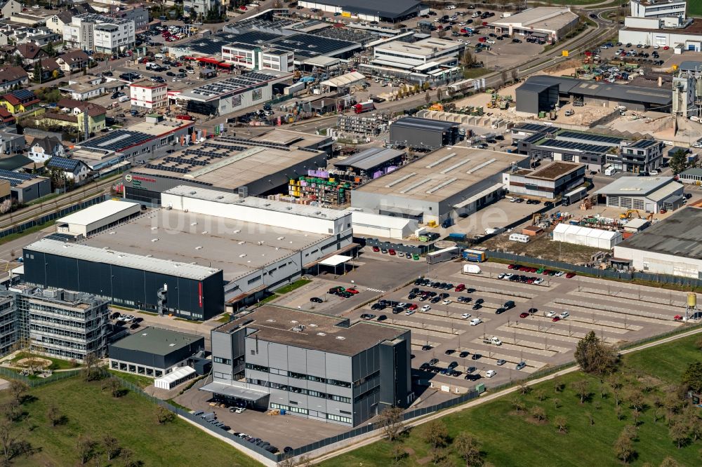 Luftbild Rutesheim - Firmengelände der Porsche Werk 18 in Rutesheim im Bundesland Baden-Württemberg, Deutschland