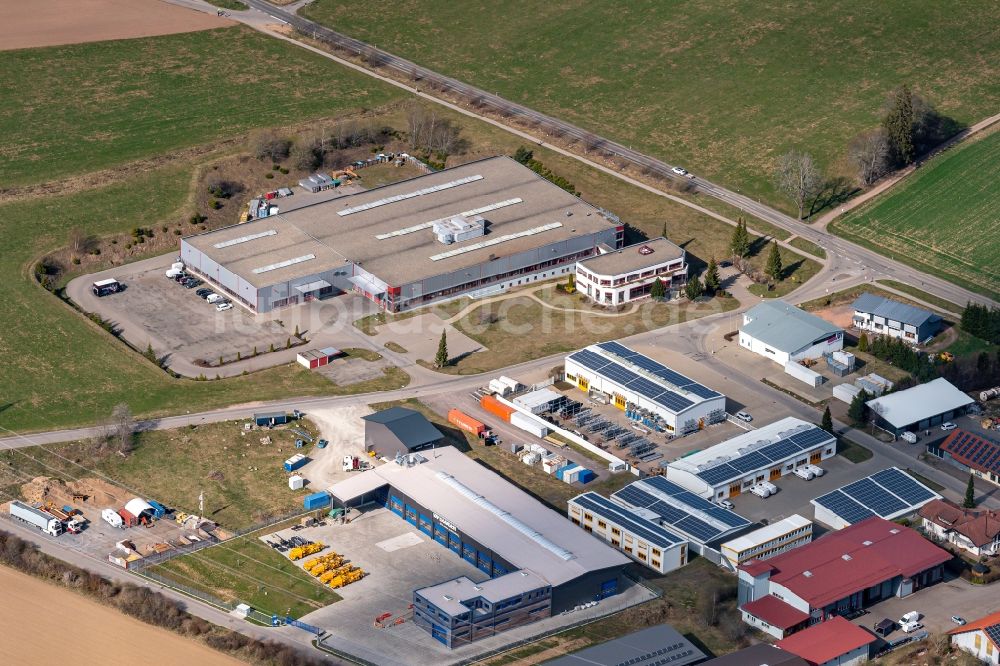 Luftbild Grafenhausen - Firmengelände der Rühle GmbH und andere in Grafenhausen im Bundesland Baden-Württemberg, Deutschland