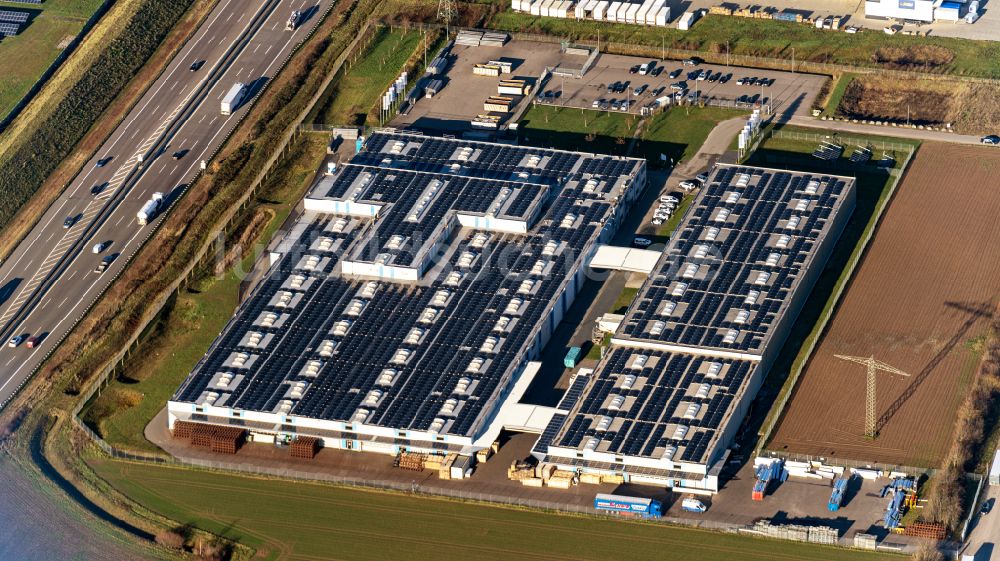 Luftbild Schutterwald - Firmengelände der Richter Aluminium in Schutterwald im Bundesland Baden-Württemberg, Deutschland