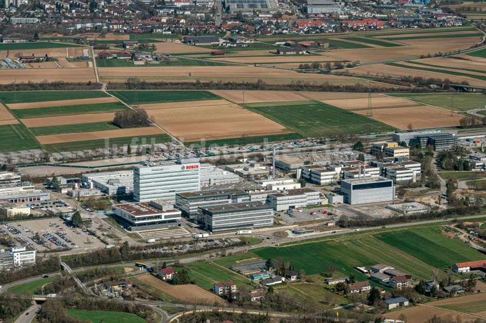 Luftbild Schwieberdingen - Firmengelände der Robert Bosch GmbH in Schwieberdingen im Bundesland Baden-Württemberg, Deutschland