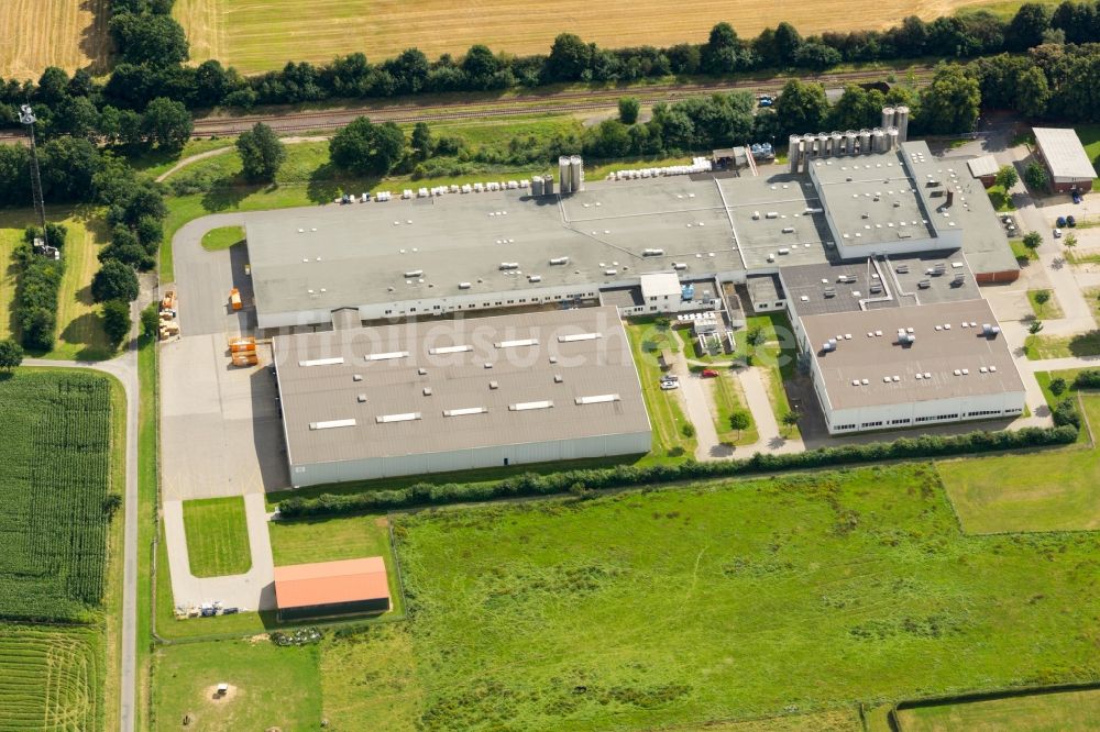 Kutenholz von oben - Firmengelände der RPC Verpackungen Kutenholz GmbH in Kutenholz im Bundesland Niedersachsen, Deutschland