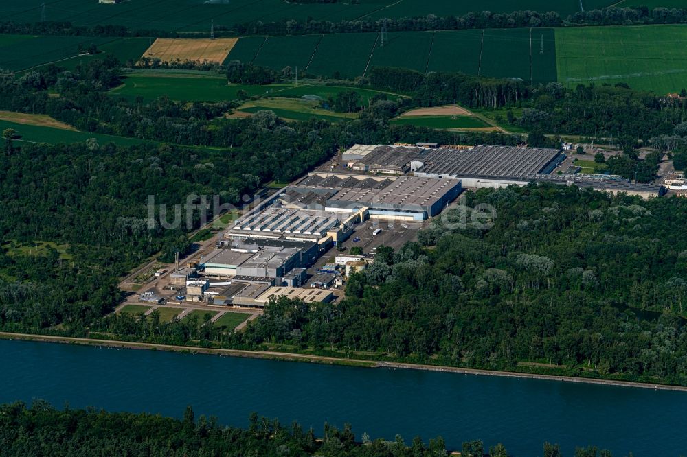 Luftbild Kunheim - Firmengelände der DS Smith Packaging Kunheim in Kunheim in Grand Est, Frankreich