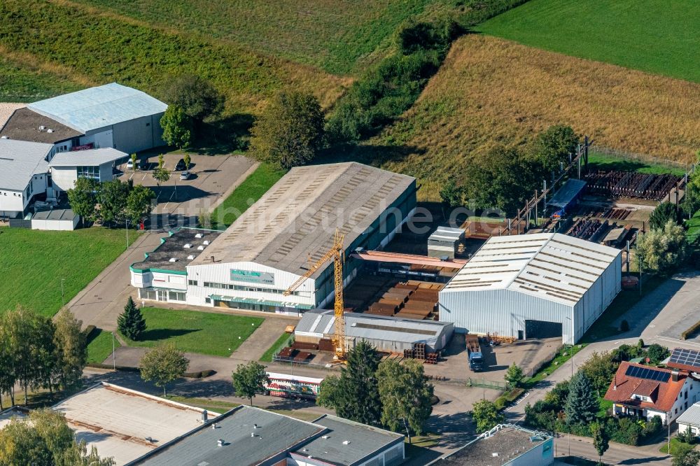 Luftaufnahme Kippenheim - Firmengelände der Stober Willi GmbH & Co.KG in Kippenheim im Bundesland Baden-Württemberg, Deutschland
