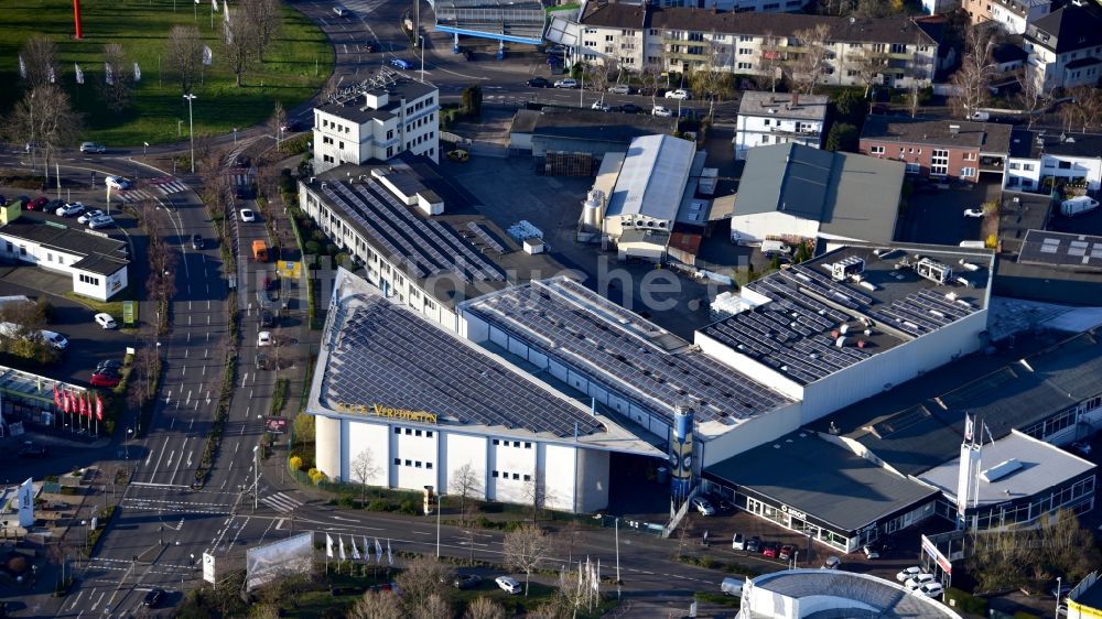Luftbild Bonn - Firmengelände der Verpoorten GmbH & Co. KG in Bonn im Bundesland Nordrhein-Westfalen, Deutschland