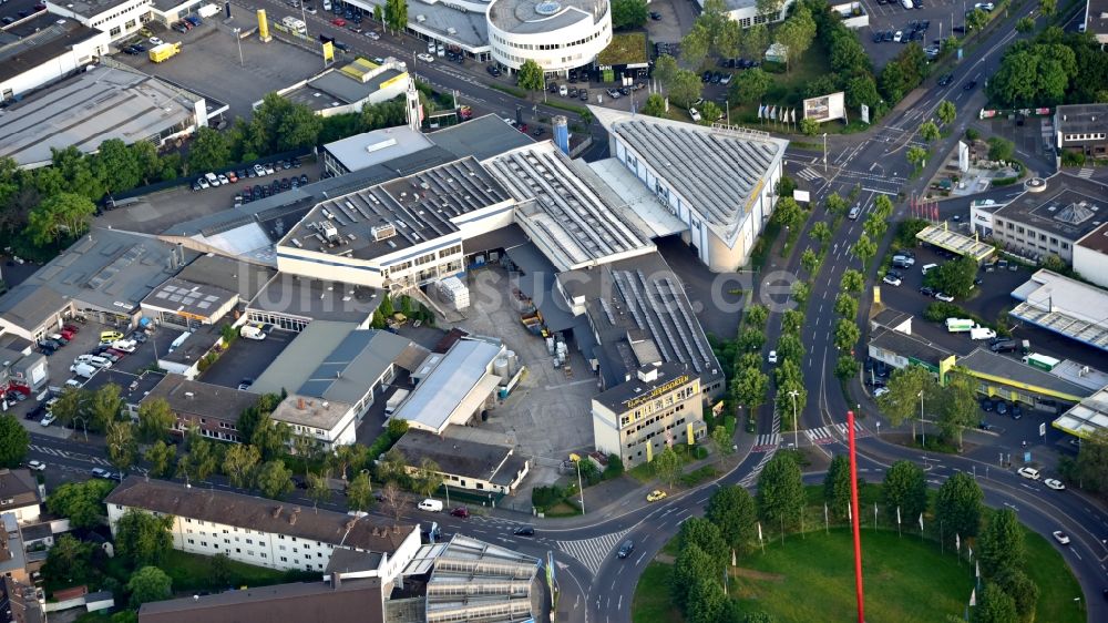 Luftaufnahme Bonn - Firmengelände der Verpoorten GmbH & Co. KG in Bonn im Bundesland Nordrhein-Westfalen, Deutschland