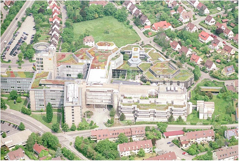 Luftaufnahme Schwäbisch Hall - Firmenzentrale der Bausparkasse Schwäbisch Hall AG