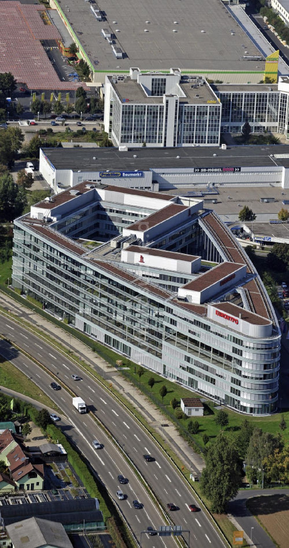 Luftbild Eschborn - Firmenzentrale der Eurohypo AG