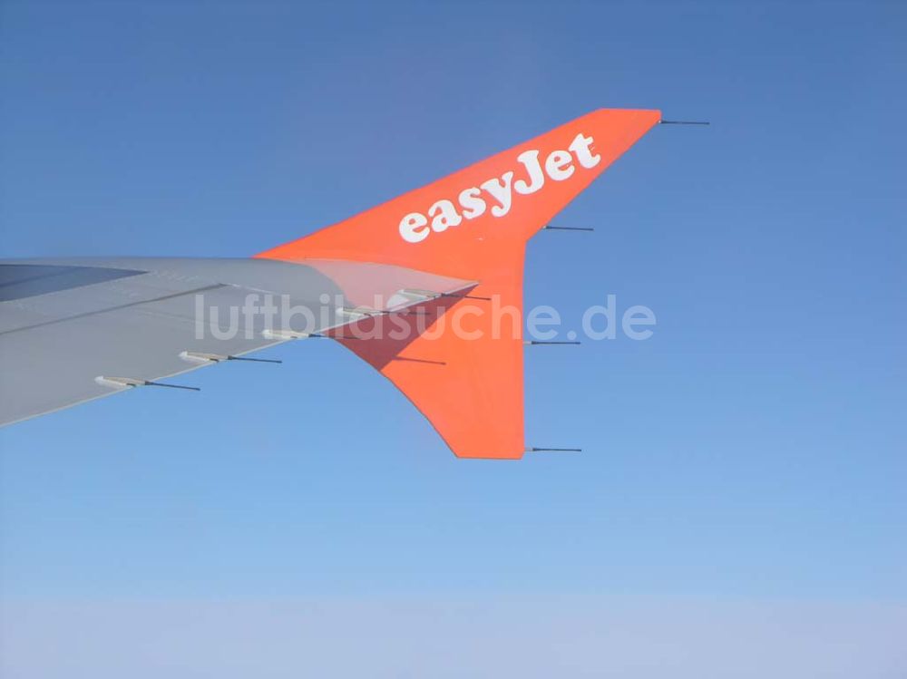Olbia aus der Vogelperspektive: Flug von Schönefeld nach Olbia in einem Airbus der easyjet