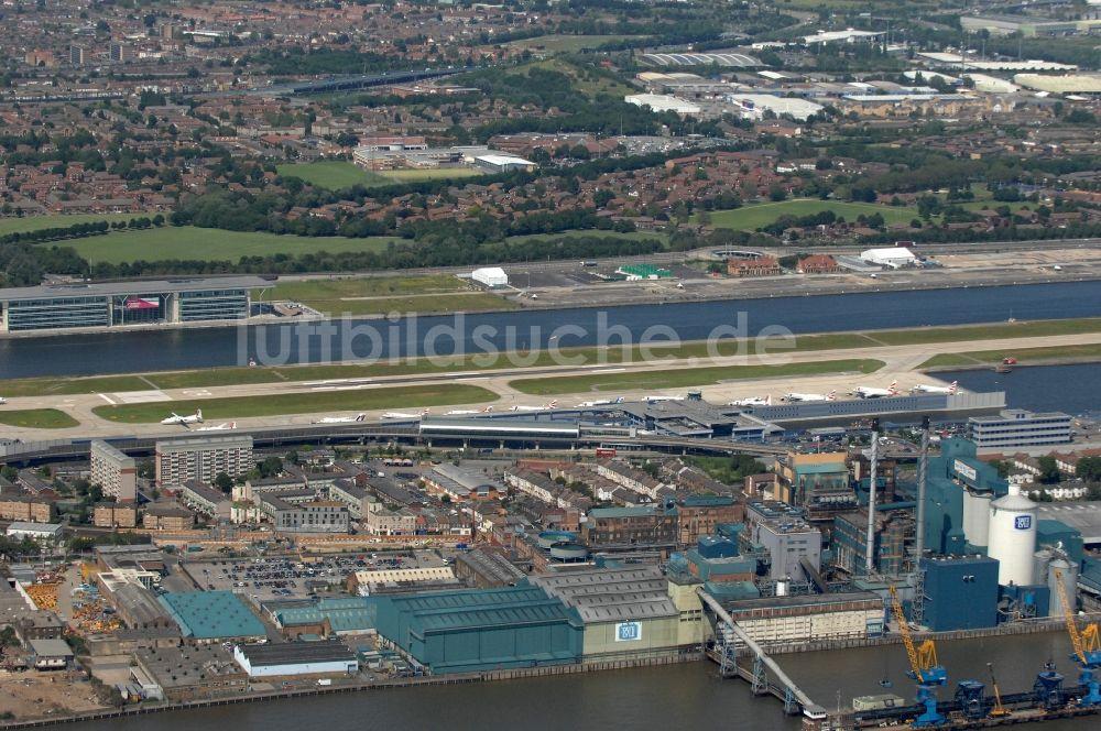 Luftbild London - Flughafen London City Airport
