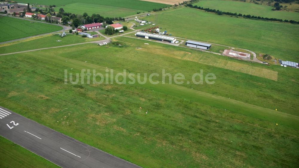 Luftaufnahme Ballenstedt - Flugplatz Ballenstedt im Bundesland Sachsen-Anhalt, Deutschland