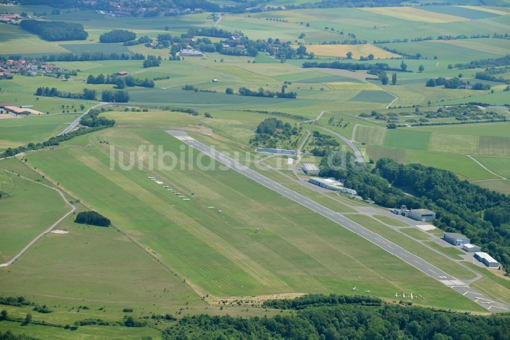 Luftbild Bindlach - Flugplatz in Bindlach im Bundesland Bayern, Deutschland