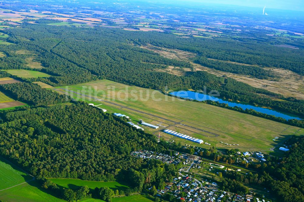 Luftaufnahme Borkenberge - Flugplatz in Borkenberge im Bundesland Nordrhein-Westfalen, Deutschland