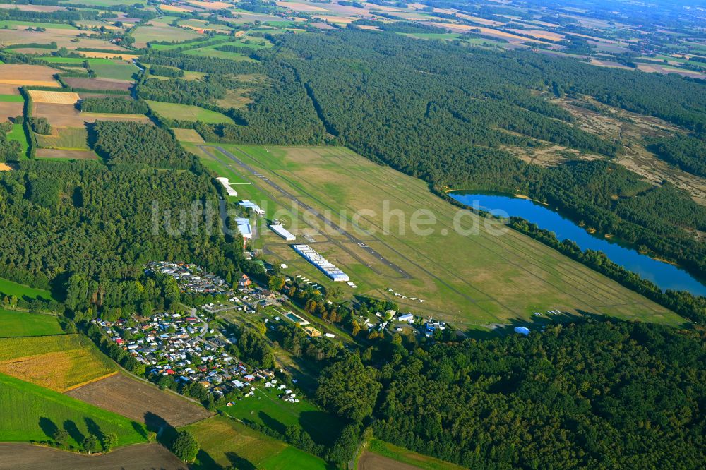 Borkenberge von oben - Flugplatz in Borkenberge im Bundesland Nordrhein-Westfalen, Deutschland